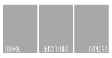 Travel Magnet Boards | Set of 3 | Travel Adventure Explore